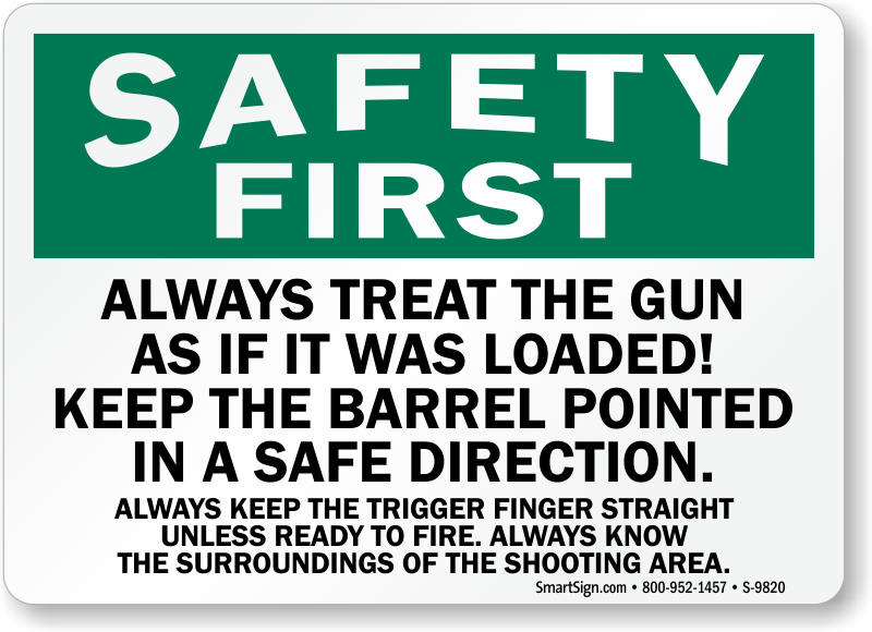 The 12 Basic Rules of Firearm Safety On Target Training