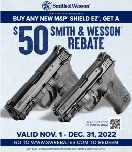 smith and wesson rebate