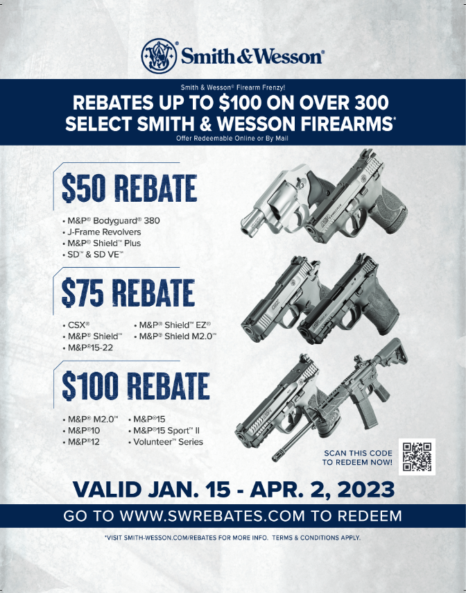 smith and wesson rebates